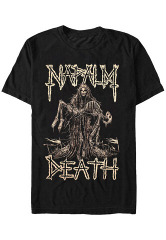 Napalm Death – Reaper – T-Shirt – Schwarz – S – 100% Baumwolle