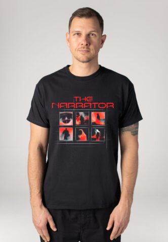 The Narrator – Phosphor – T-Shirt – Schwarz – L – 100% Baumwolle