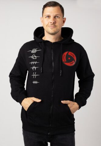 Naruto – Akatsuki Symbols – Zipper – Schwarz – L – 52% Baumwolle, 48% Polyester