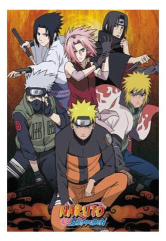 Naruto – Group Maxi Maxi – Poster – Mehrfarbig – Onesize – gid://shopify/Metaobject/237909737709