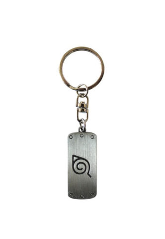Naruto – Konoha Symbol – Schlüsselanhänger – Grau – Onesize – Metallll