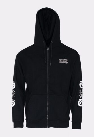 Naruto – Line Art – Zipper – Schwarz – XL – 60% Baumwolle, 40% Polyester