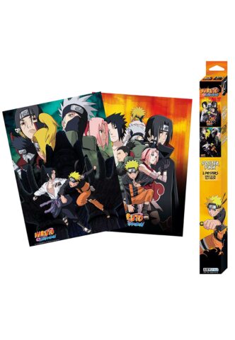 Naruto – Ninjas Set of 2 – Poster – Mehrfarbig – Onesize – gid://shopify/Metaobject/237909737709