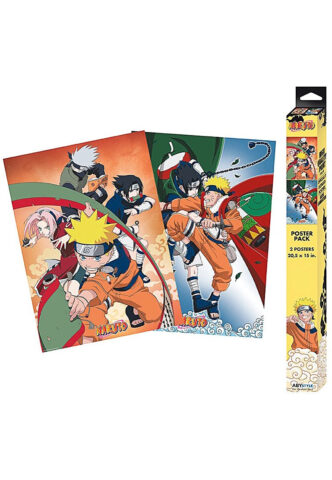 Naruto – Team 7 Set of 2 Mini – Poster – Mehrfarbig – Onesize – gid://shopify/Metaobject/237909737709