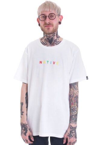 Native Brand – Primary White – T-Shirt – Weiß – S – 100% Baumwolle