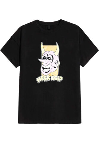 Neck Deep – Devil – T-Shirt – Schwarz – S – 100% Baumwolle