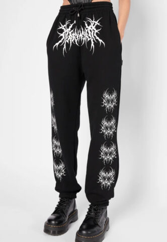 Mary Wyatt – Nephilim – Jogginghose – Schwarz – M – 85% Baumwolle, 15% Polyester