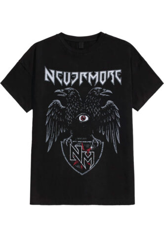 Nevermore – Raven – T-Shirt – Schwarz – L – 100% Baumwolle