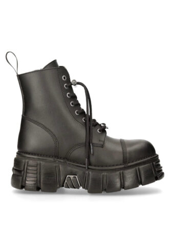 New Rock – Vegan Negro Tower – Girl Schuhe – Schwarz – EU 36 – Synthetic/Textile/Gummi