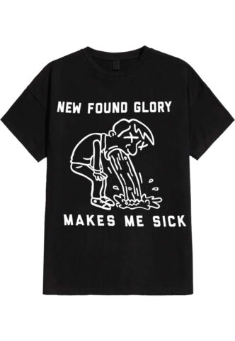 New Found Glory – Makes Me Sick – T-Shirt – Schwarz – S – 100% Baumwolle,Jersey