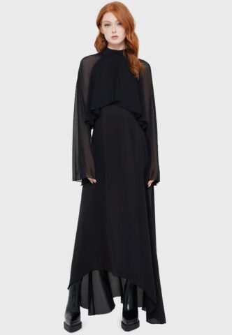 Killstar – Night Coil – Kleid – Schwarz – L – gid://shopify/Metaobject/72785363181