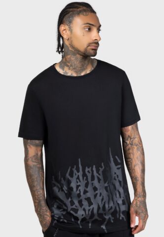 Killstar x Kihilist – Nightwaste Black – T-Shirt – Schwarz – S – 100% Baumwolle