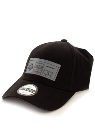 Nintendo – NES Curved Bill – Cap – Schwarz – Onesize – 100% Baumwolle