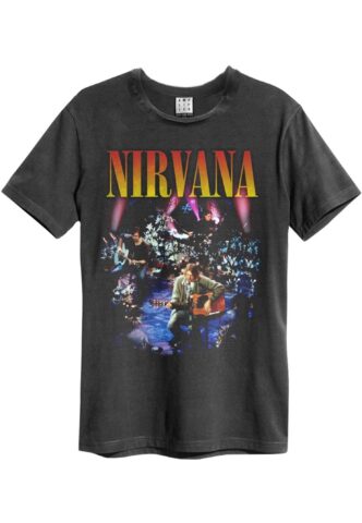 Nirvana – Live In New York Charcoal – T-Shirt – Grau – XXL – 100% Baumwolle