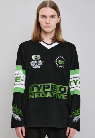 Mary Wyatt x Type O Negative – NMN Hockey – Jersey – Schwarz – Medium – 70% Baumwolle, 30% Polyester