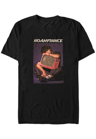 NOAHFINNCE – Growing Up On The Internet Cover – T-Shirt – Schwarz – M – 100% Baumwolle