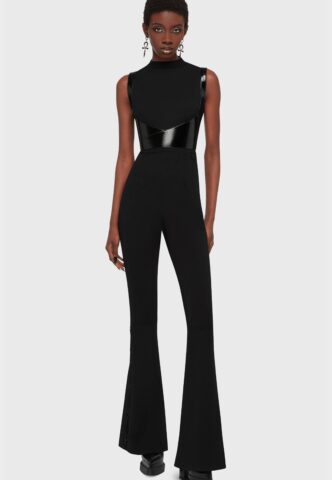 Killstar – Nocturnus Black – Jumpsuit – Schwarz – XL – 92% Polyester, 8% Elasthan