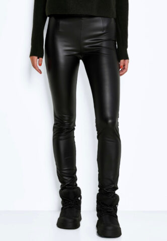 Noisy May – Aloha Skinny Coated Black – Leggings – Schwarz – XS – 92% Polyester, 8% Elasthan