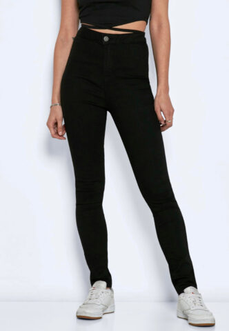 Noisy May – Callie Skinny Black Denim – Jeans – Schwarz – W26 / L30 – 75% Baumwolle, 18% Polyester, 5% Viskose, 2% Elastan