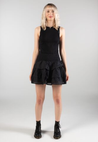 Noisy May – Glinda Smock Layer Black – Rock – Schwarz – XS – 100% Baumwolle
