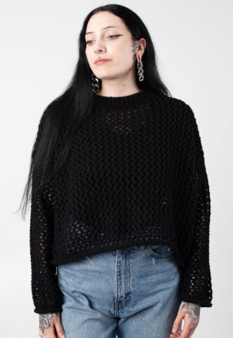 Noisy May – Judey O Neck Black – Pullover – Schwarz – XS – 100% Polyester