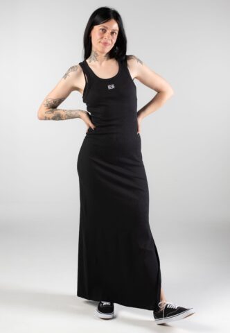 Noisy May – Judy Black White – Kleid – Schwarz – L – 95% Baumwolle, 5% Elastan