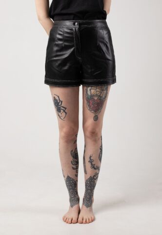 Noisy May – Kimberly Black Contrast Stitches – Shorts – Schwarz – S – 100% Polyester