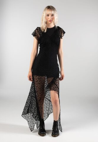 Noisy May – Lacey Maxi Black – Kleid – Schwarz – S – 90% Nylon, 10% Elastan