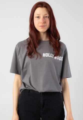 Noisy May – Millie Hollywood Charcoal Gray – T-Shirt – Grau – M – 100% Baumwolle