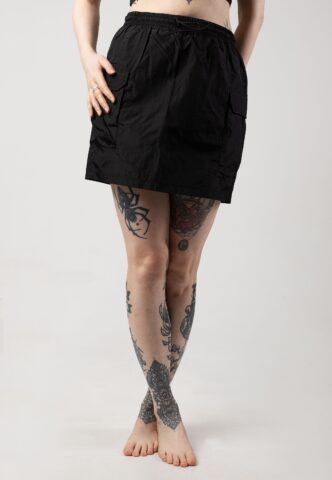 Noisy May – Molly Cargo String Black – Rock – Schwarz – XS – 100% Polyamid