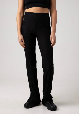 Noisy May – Myra Slit Detail Black – Hose – Schwarz – XS – 98% Polyester, 2% Elastan