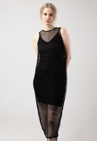 Noisy May – Nat Long Black – Kleid – Schwarz – XS – 100% Polyester