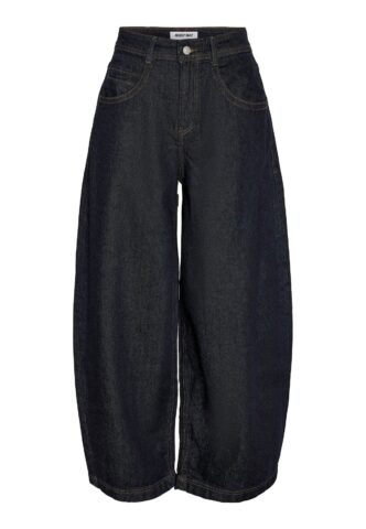 Noisy May – Noah Barrel Dark Blue Denim – Jeans – Blau – W31 / L32 – 99% Baumwolle, 1% Elastan