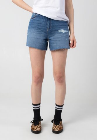 Noisy May – Rolla Regular Medium Blue Denim – Shorts – Blau – XS – 99% Baumwolle, 1% Elastan