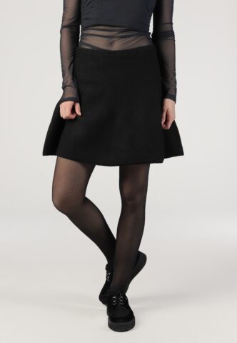 Noisy May – Sloan Knit Black – Rock – Schwarz – S – 70% Polyester, 20% Polyacryl, 5% Wolle, 5% andere Fasern