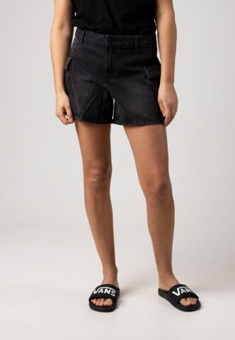 Noisy May – Smiley Cargo Black – Shorts – Schwarz – XS – 100% Baumwolle