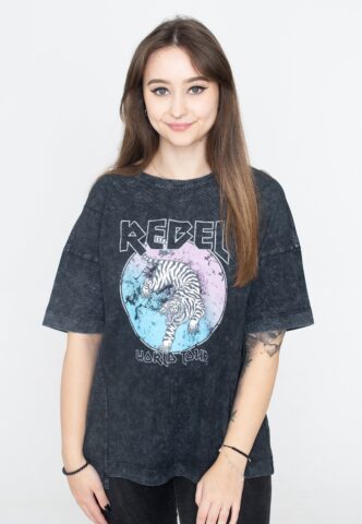 Noisy May – Tori Ida Washed – T-Shirt – Schwarz – S – 100% Baumwolle