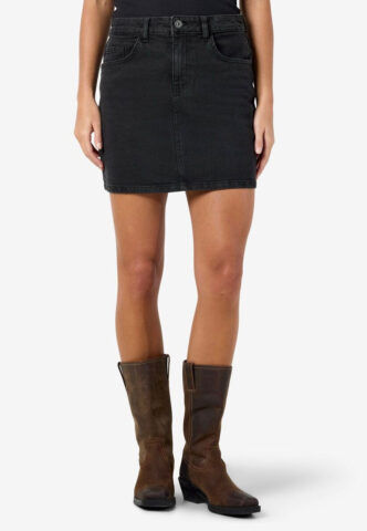 Noisy May – Yolanda Black Denim – Rock – Schwarz – S – 99% Baumwolle, 1% Elastan