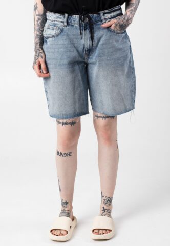 Noisy May – Barba Loose Light Blue Denim – Shorts – Blau – XS – 100% Baumwolle