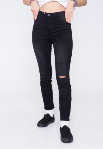 Noisy May – Callie Skinny Ankle Medium Grey Denim – Jeans – Grau – W25 / L30 – 75% Baumwolle, 18% Polyester, 5% Viskose, 2% Elastan
