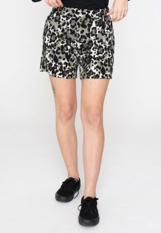 Noisy May – Clara Smiley Kalamata Leo – Shorts – Grün – S – 98% Polyester, 2% Elastan