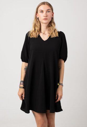 Noisy May – Clara Willow 3/4 Black – Kleid – Schwarz – XS – 98% Polyester, 2% Elastan