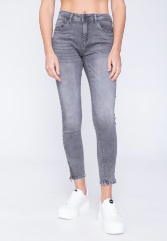 Noisy May – Kimmy Dart Light Grey Denim – Jeans – Grau – W27 / L34 – 98% Baumwolle, 2% Elastan