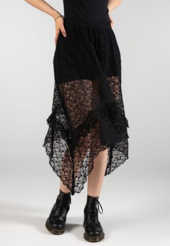 Noisy May – Lacey Nw Midi Black – Rock – Schwarz – XS – 90% Nylon, 10% Elastan