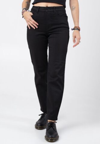 Noisy May – Moni Hw Straight Black Denim – Jeans – Schwarz – W25 / L30 – gid://shopify/Metaobject/70865649901