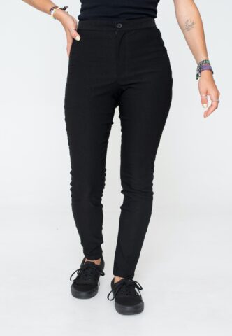Noisy May – Soline Black – Hose – Schwarz – XS – 57% Viskose, 42% Polyamid, 1% Elastan