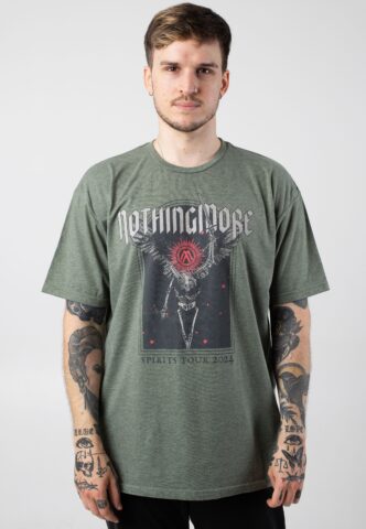 Nothing More – Cover Arch Tour 2024 Green – T-Shirt – Grün – XL – 65% Polyester, 35% Baumwolle,Jersey