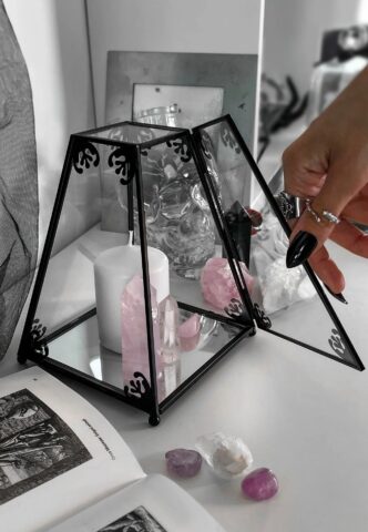 Killstar – Nova Glass Black – Display Case – Schwarz – Onesize – Glas