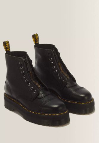 Dr. Martens – Sinclair Milled Nappa Black – Girl Schuhe – Schwarz – EU 39 – Leather/Textile/Gummi