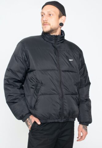 Obey – Benny Puffer Black Multi – Jacke – Schwarz – XXL – Obermaterial: 100% Polyester; Futter: 100% Polyester